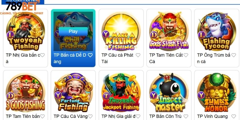 Giới thiệu sảnh Bắn cá 789Bet