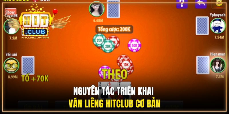 Nguyên tắc triển khai ván Liêng HITCLUB cơ bản
